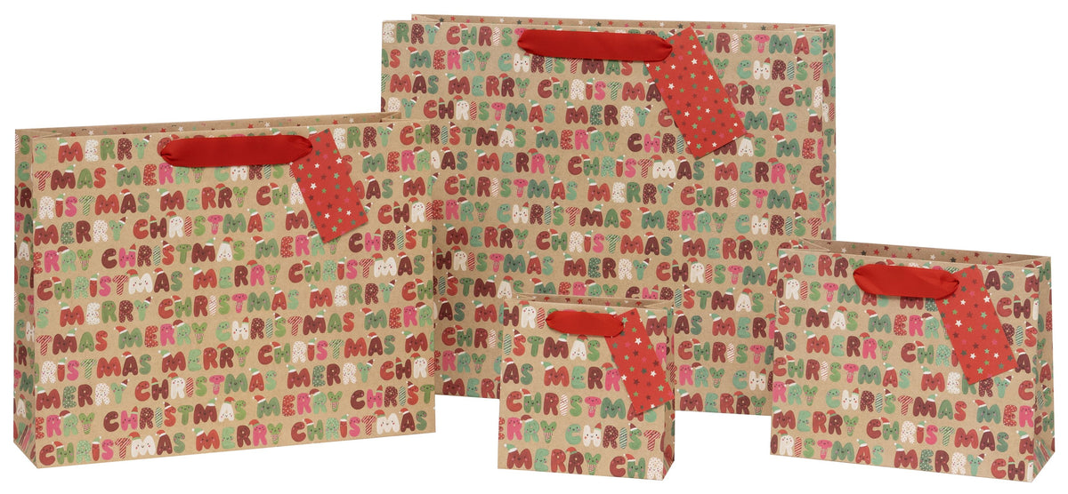 Glick - Christmas Gift Bags - Cheerful Greetings