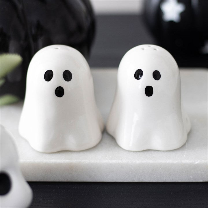 Sweet Ghost Ceramic Salt & Pepper Shakers