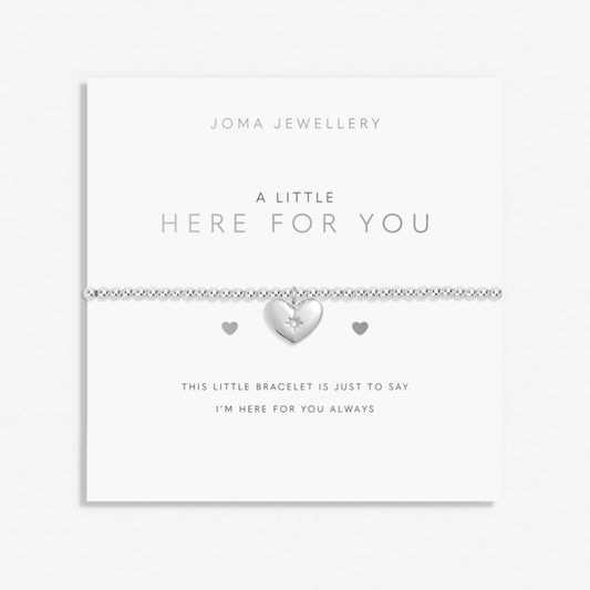 Joma Jewellery - A Little 'Here For You' Bracelet In Silver Plating