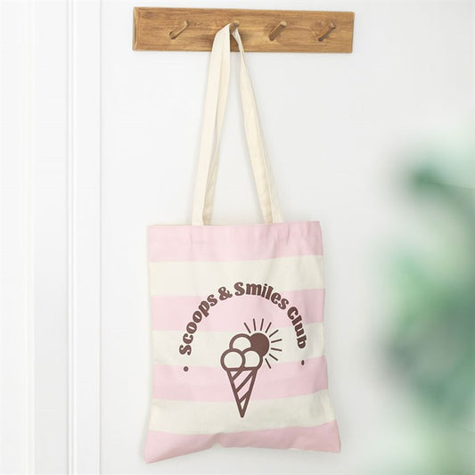 Pink Scoops & Smiles Club Tote Bag