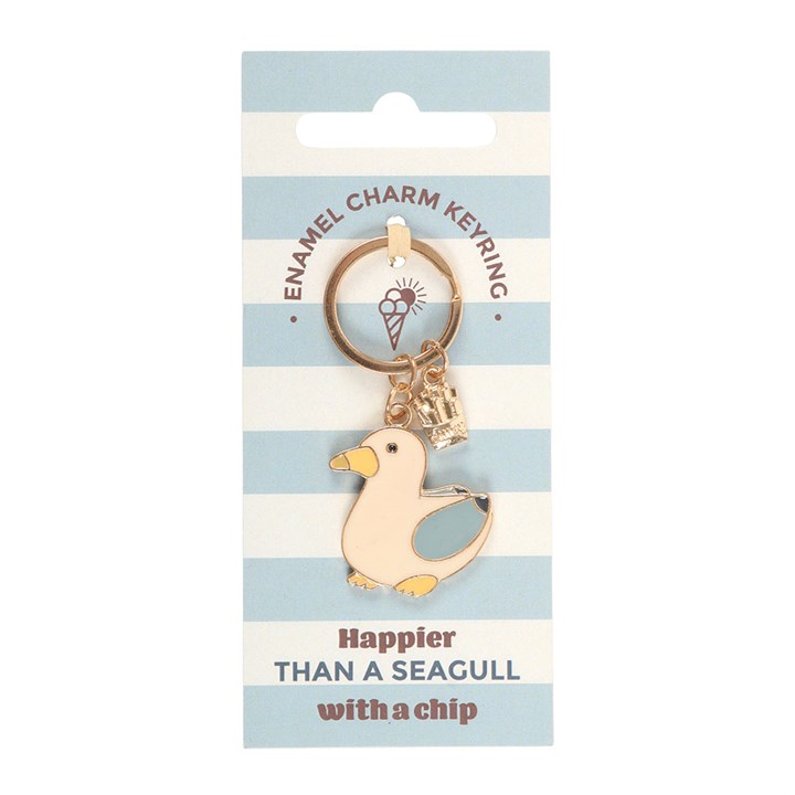 Seagull & Chips Keyring