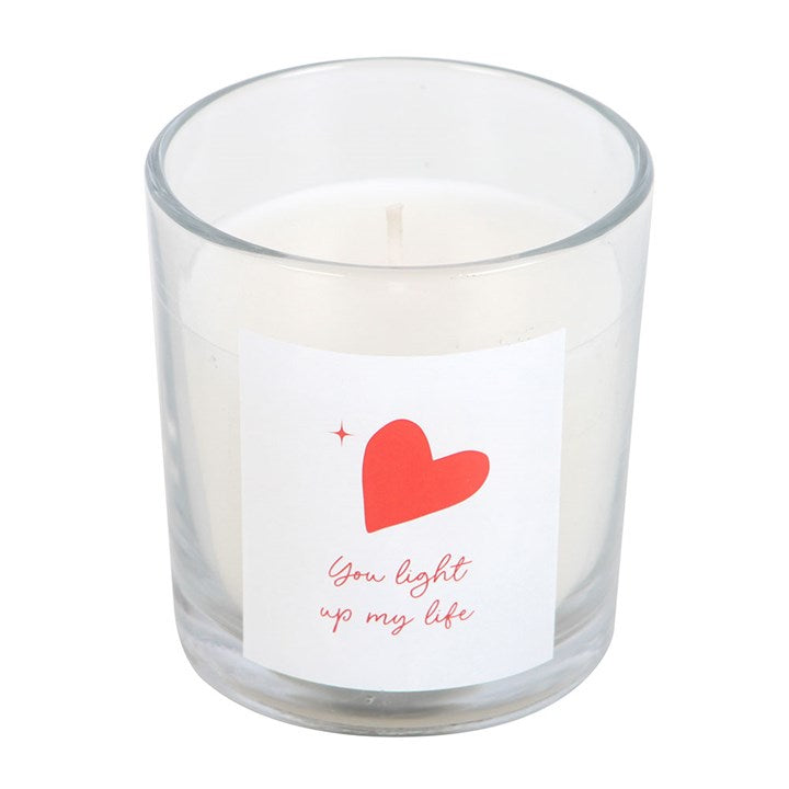Sale - You light up my life Candle