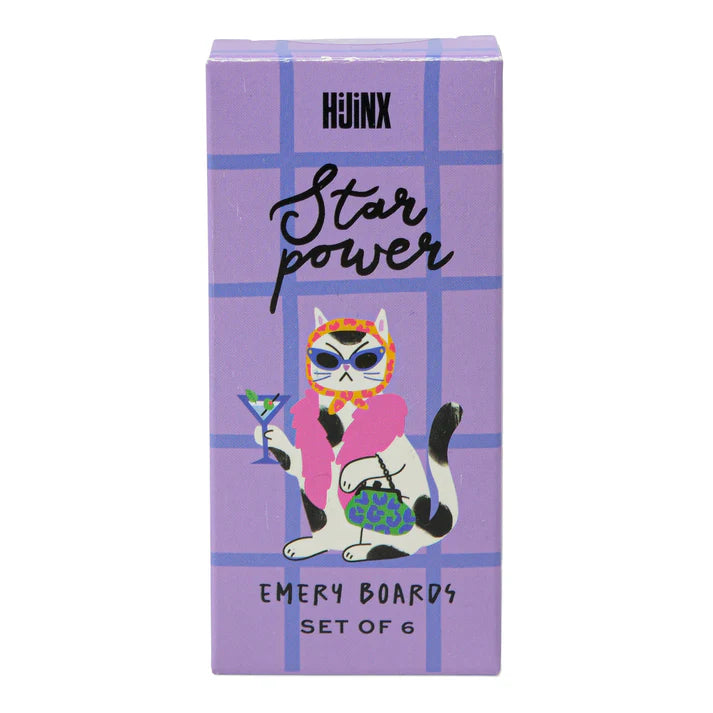 HiJinx Set of 6 Emery Boards