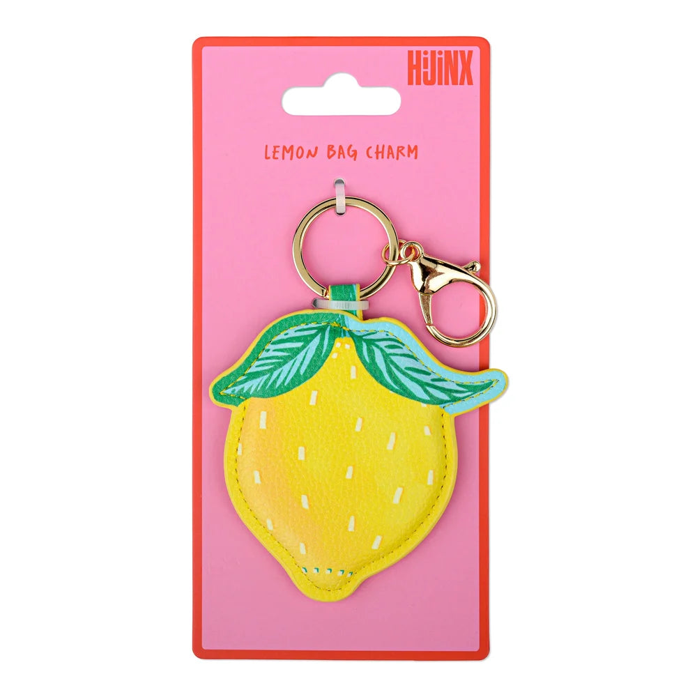 HiJinx Leatherette Lemon Bag Charm
