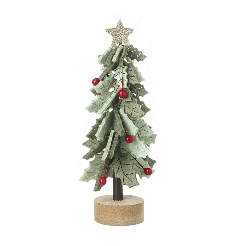 Felt Holly Tree
