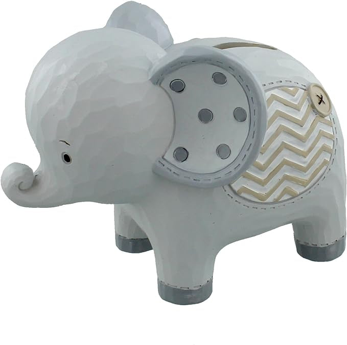 Noah's Ark Resin Money Box - Elephant