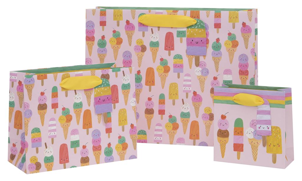 Glick - Ice Cream Gift Bag & Tissue