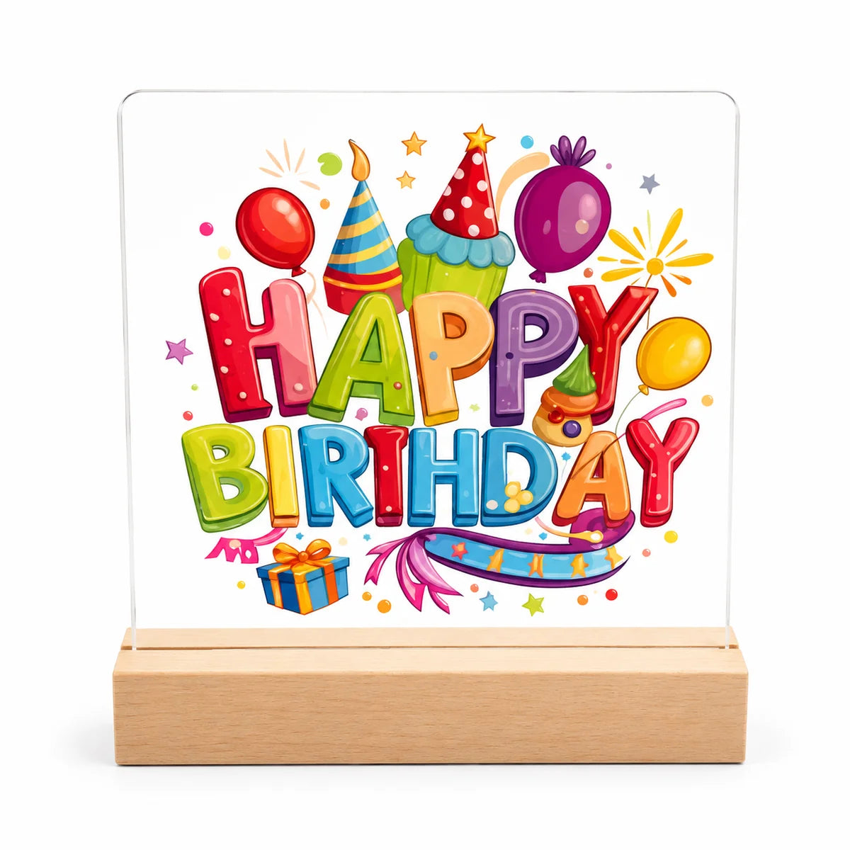 Gift Acrylic Plaque - Happy Birthday