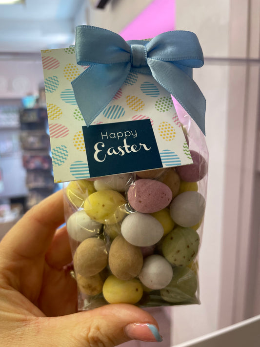 Sale - Chocolate Mini Eggs Ribbon bag