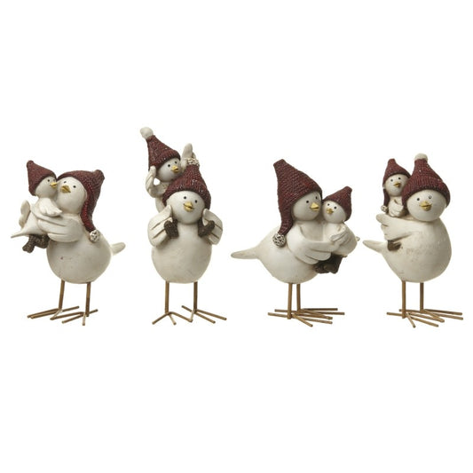 Mother Birds With Baby Birds