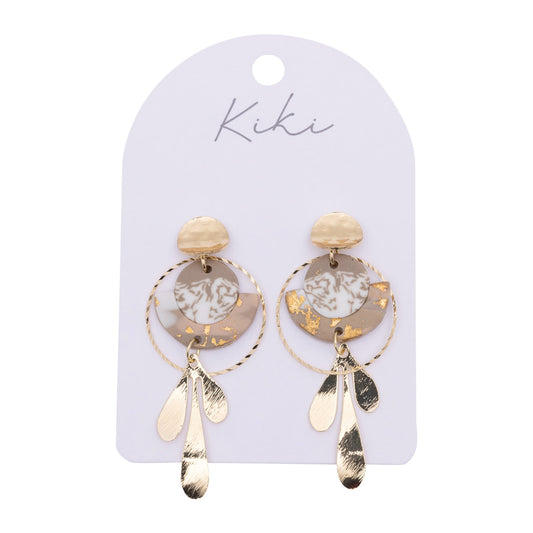 KiKi - Gold Teardrop Earrings