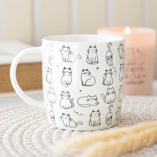 Happy Cat Ceramic Mug