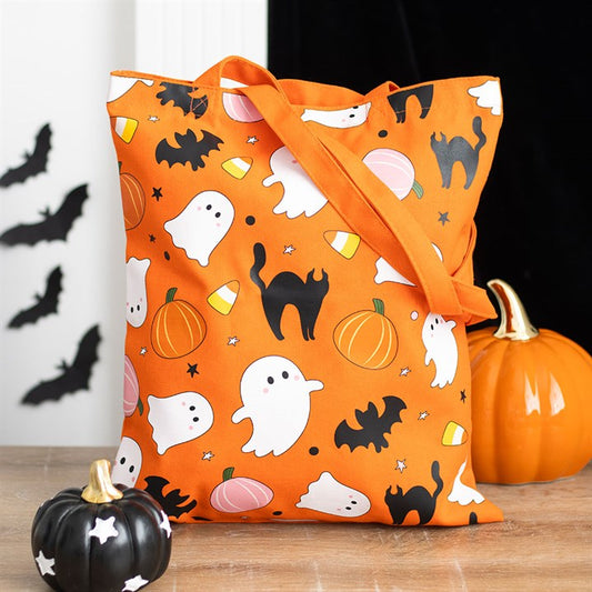 Ghost Tote Bag - Sweet and Spooky Ghost