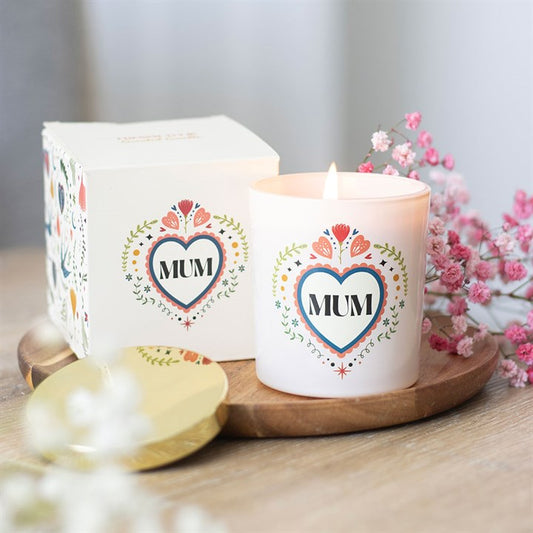 Black Midnight Bloom Mum Candle
