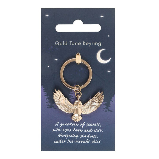 SD - Night Owl Metal Keyring