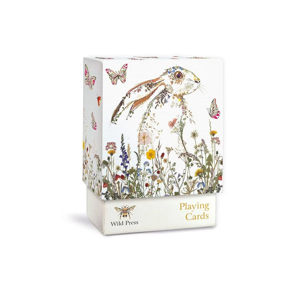 Playing Cards - Wildflower Hare