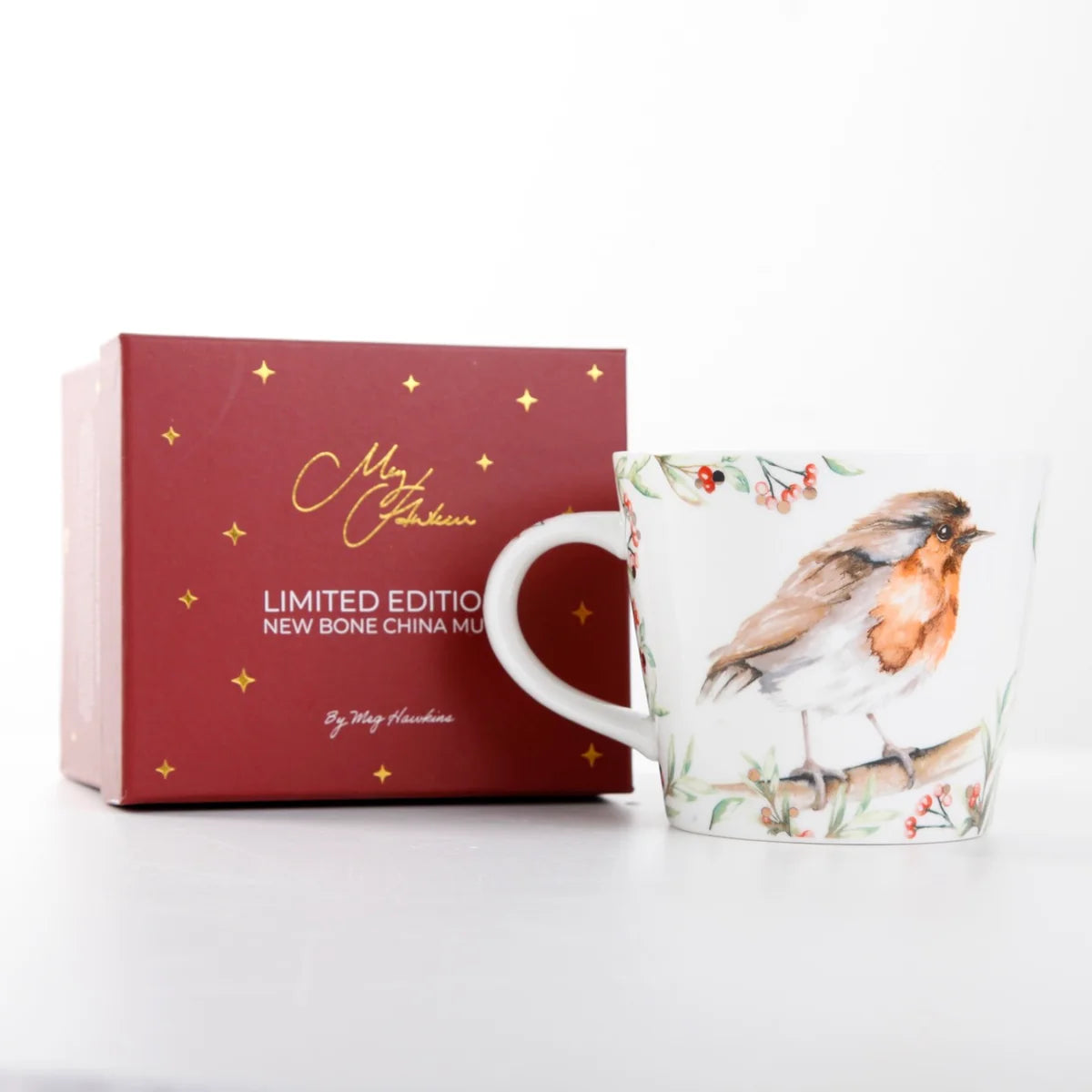 Meg Hawkins - Robin limited edition mug