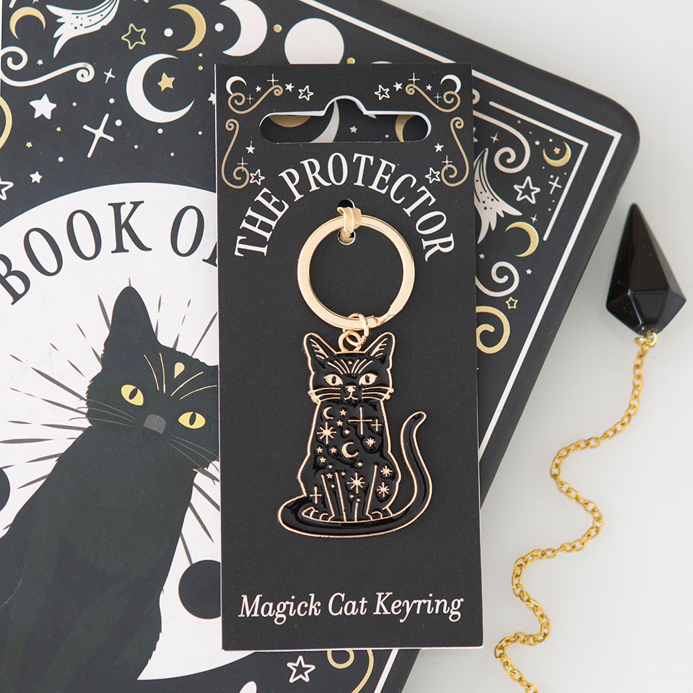Keyring - The Protector Magick Cat Keyring