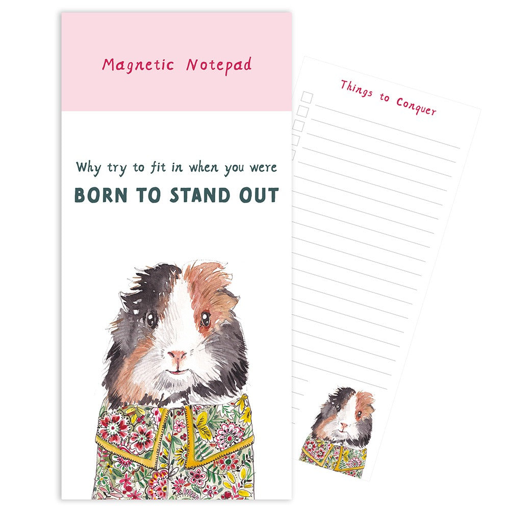Magnetic Shopping List - Born To Stand Out