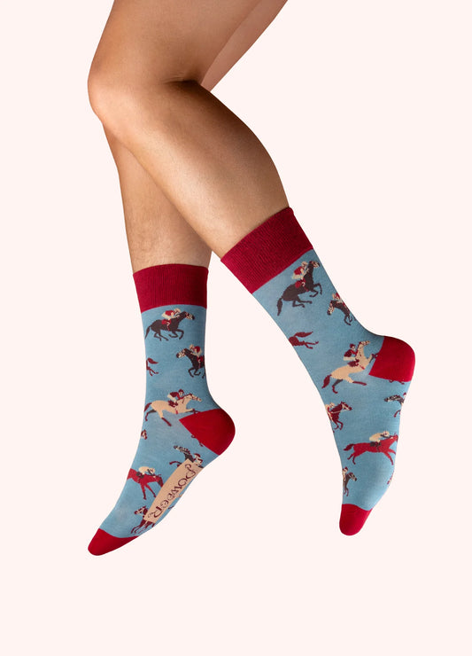 Power Men's Socks - Horse Racing