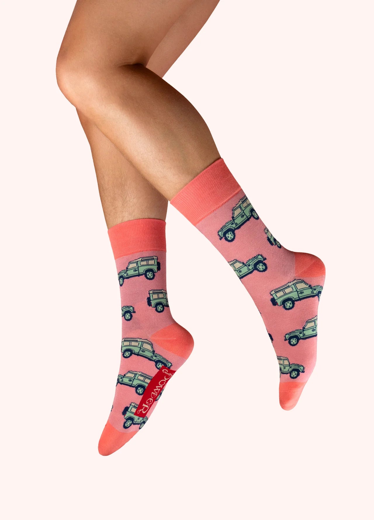 Power Men's Socks - Vintage Land Rover