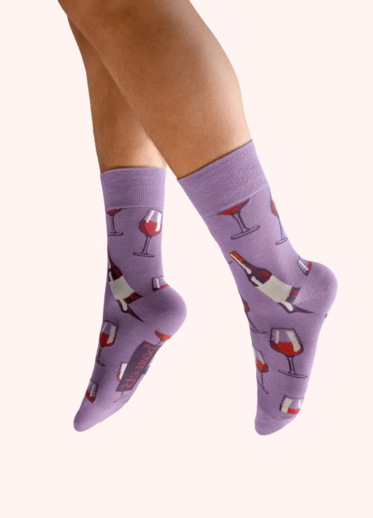 Power Men's Socks - Red Wine