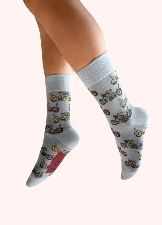 Power Men's Socks - Vintage Motorbikes