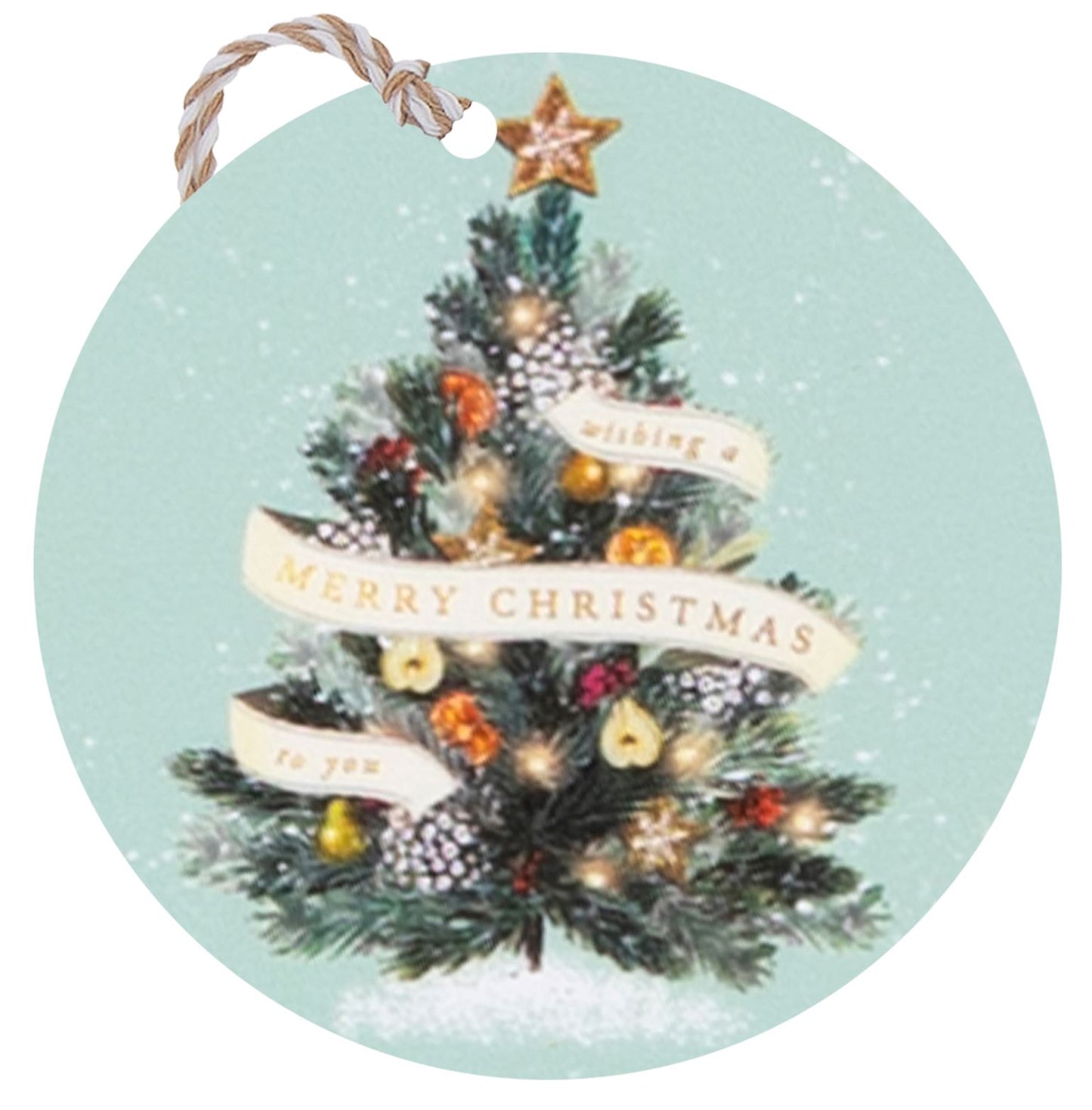 Pack of 6 Luxury Tags - CHARMING CEDAR