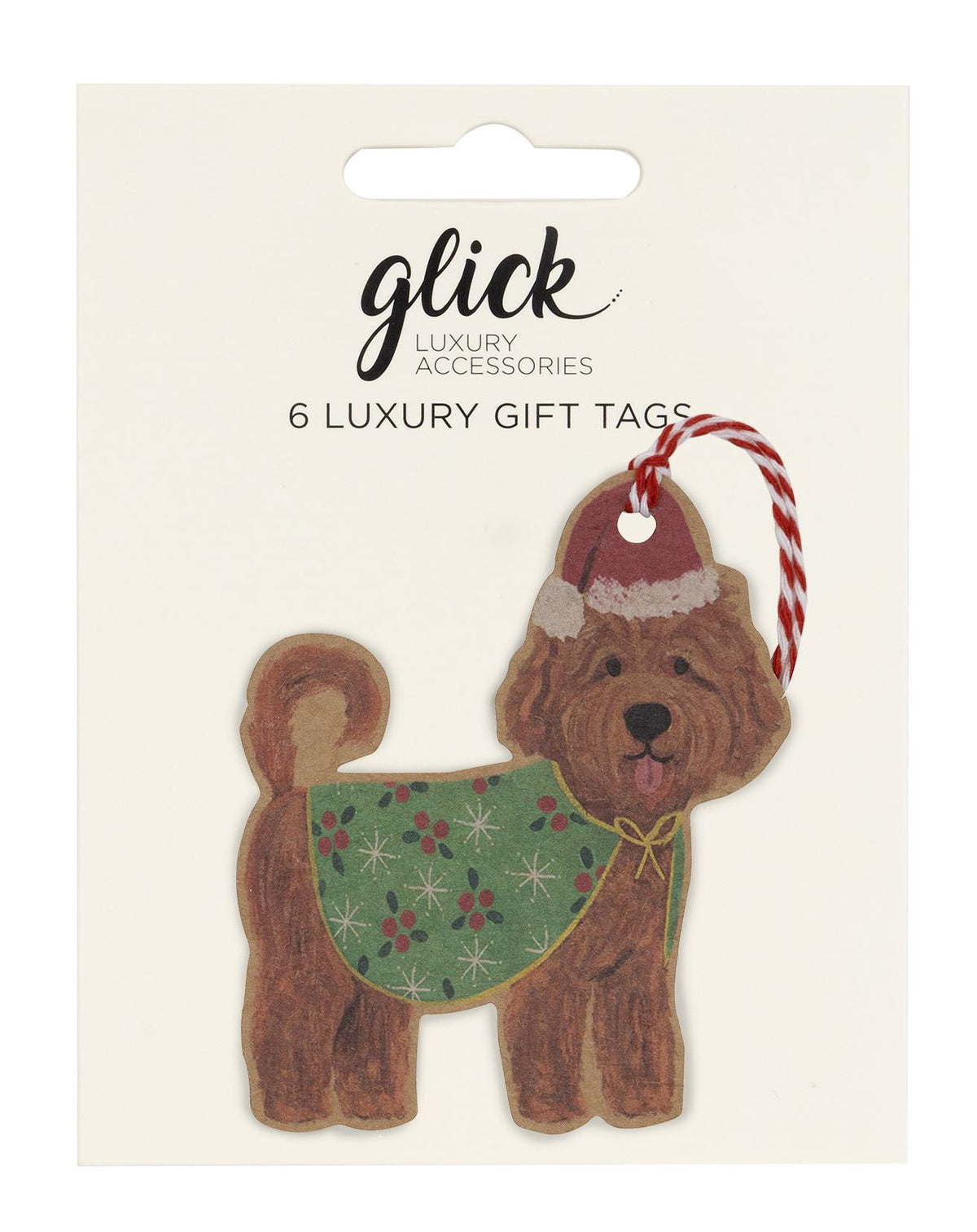 GLICK XMAS TAG -  DOG