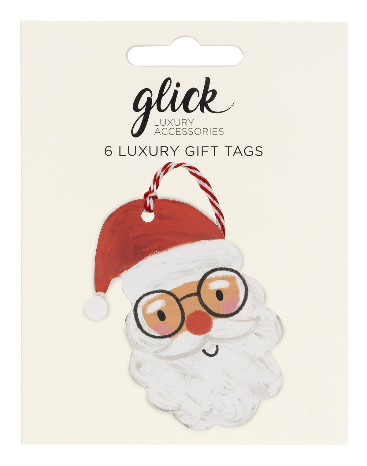 GLICK XMAS TAG -  SANTA