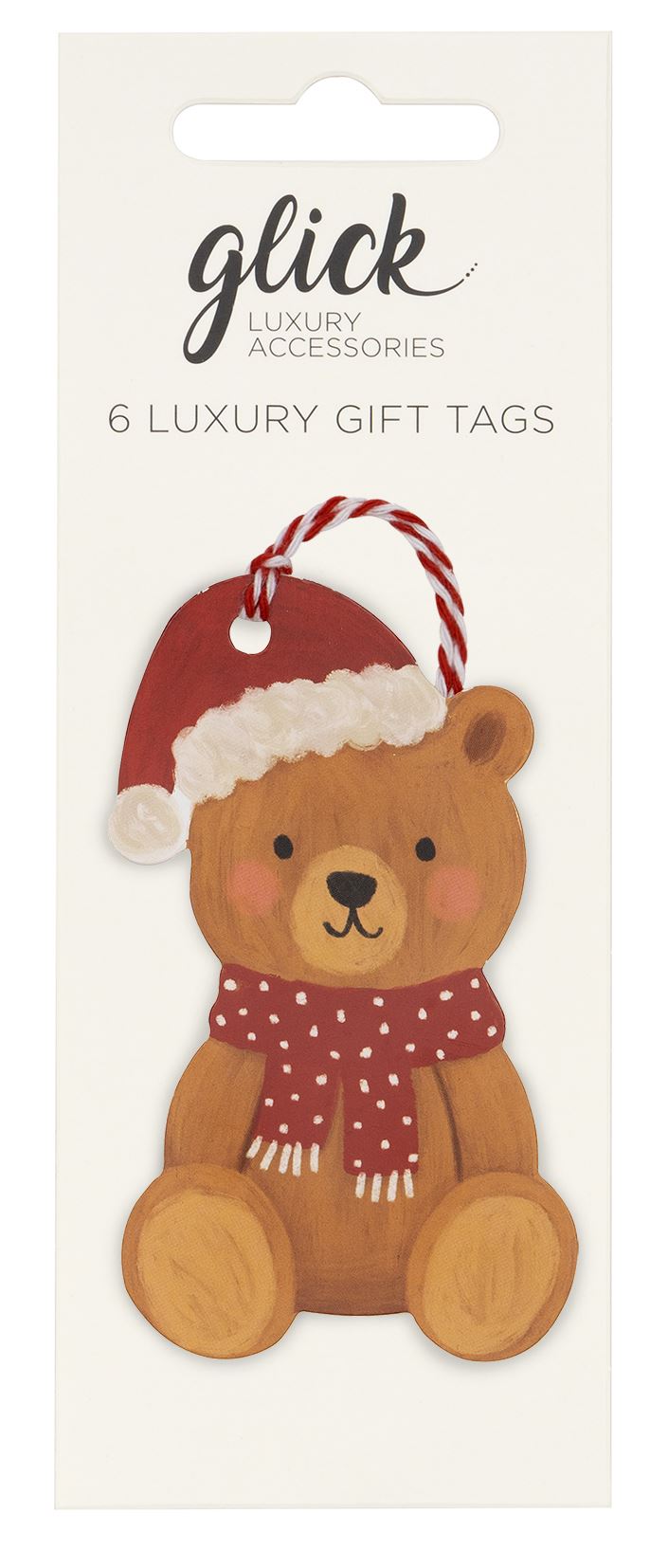 GLICK XMAS TAG - BEAR