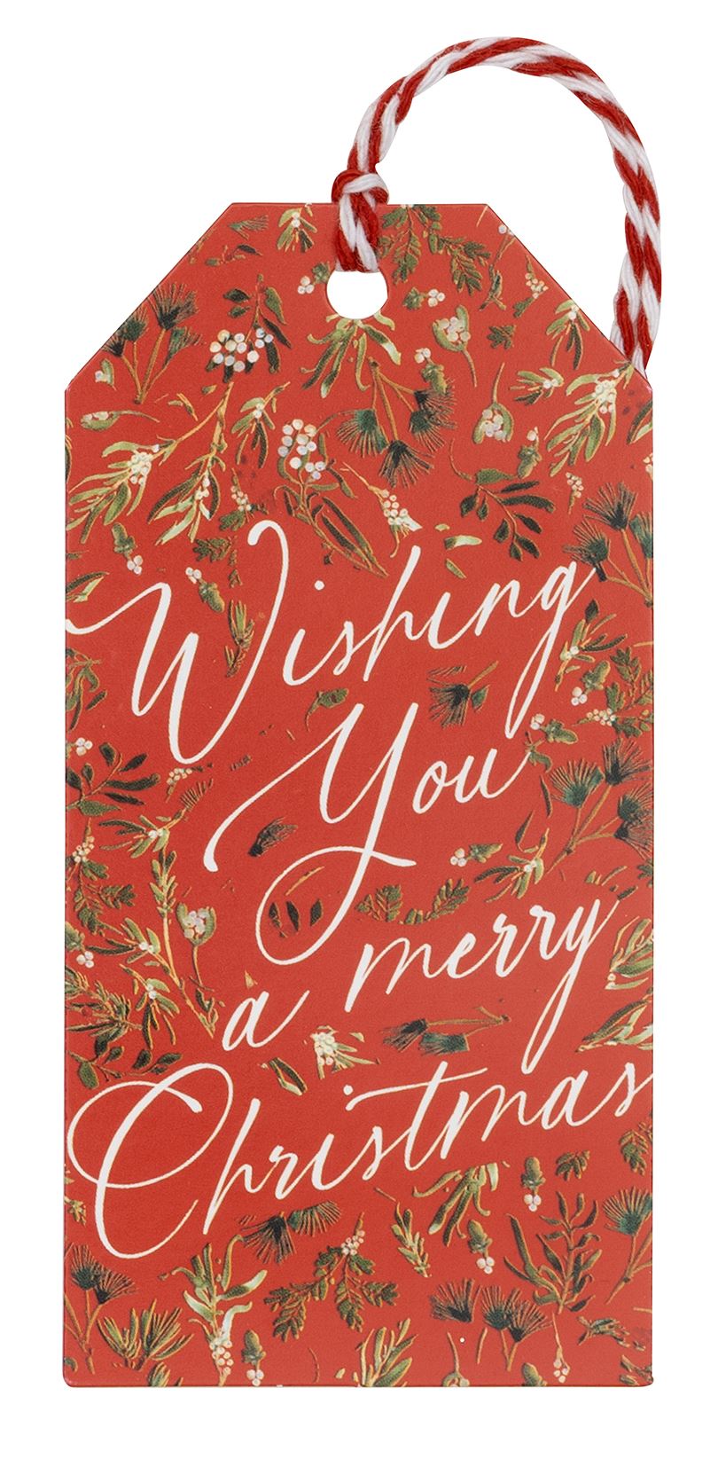 GLICK XMAS TAG -  RED