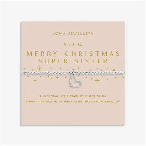 Joma Jewellery - Merry Christmas Super Sister