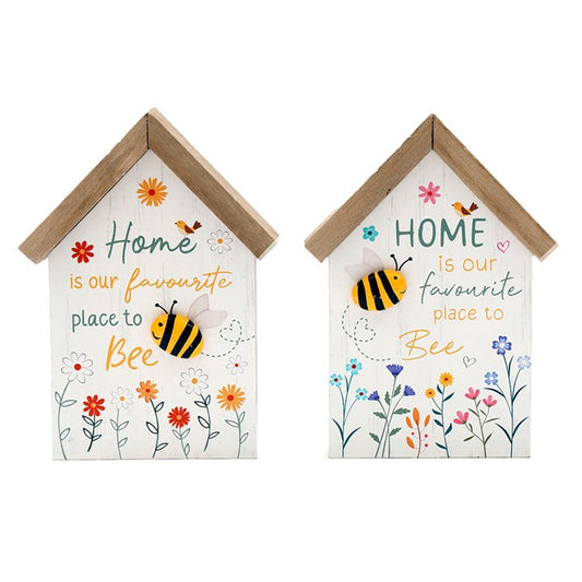 Sale - Wooden House Bee Decoration