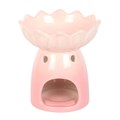 Pink Water Lily Ceramic Oil Burner