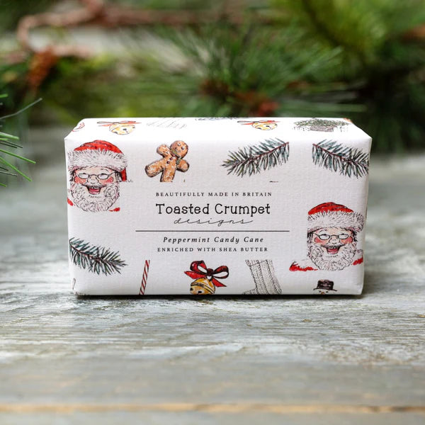 Peppermint Candy-Cane Soap