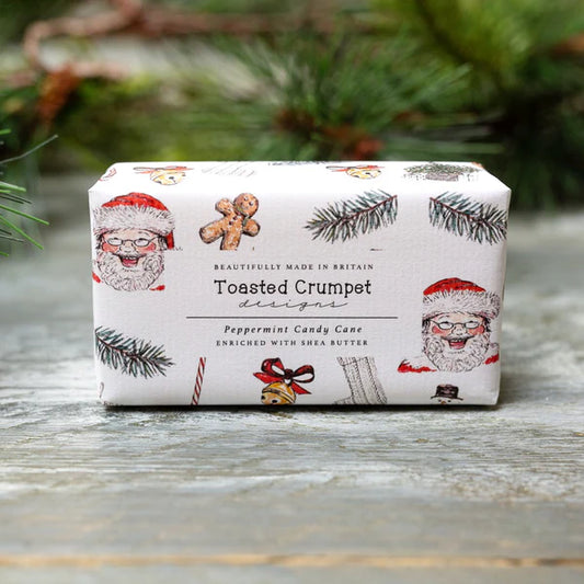 Peppermint Candy-Cane Soap