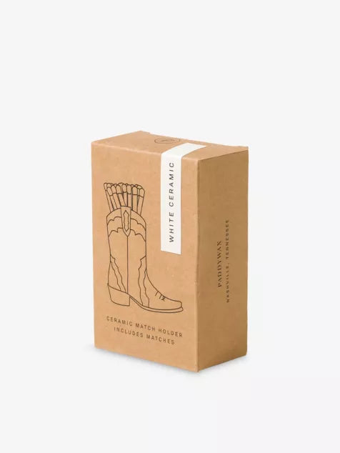 Paddywax Nashville Cowboy Boot Match Holder