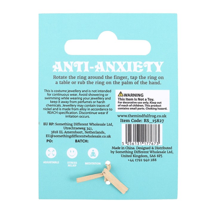 Rain & shine Anti-Anxiety Fidget Ring