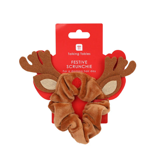 Festive Scrunchie - Reindeer