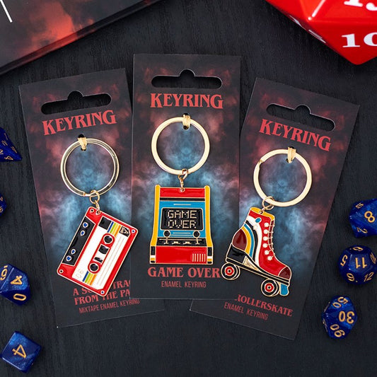 Retro 80's Keyring