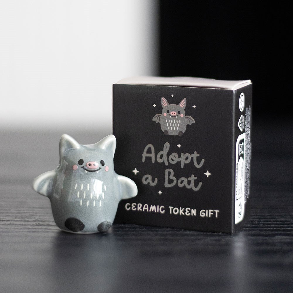 Adopt A Bat Ceramic Token