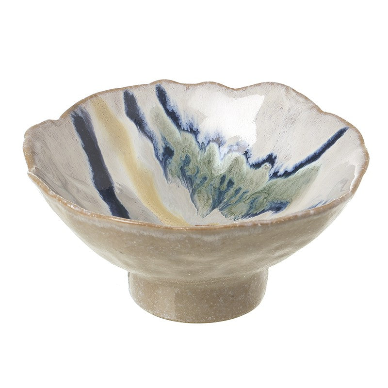 White & Blue Porcelain Bowl