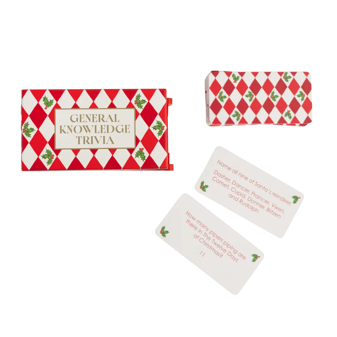 General Knowledge Trivia Christmas Mini Sleigh - 6.5cm