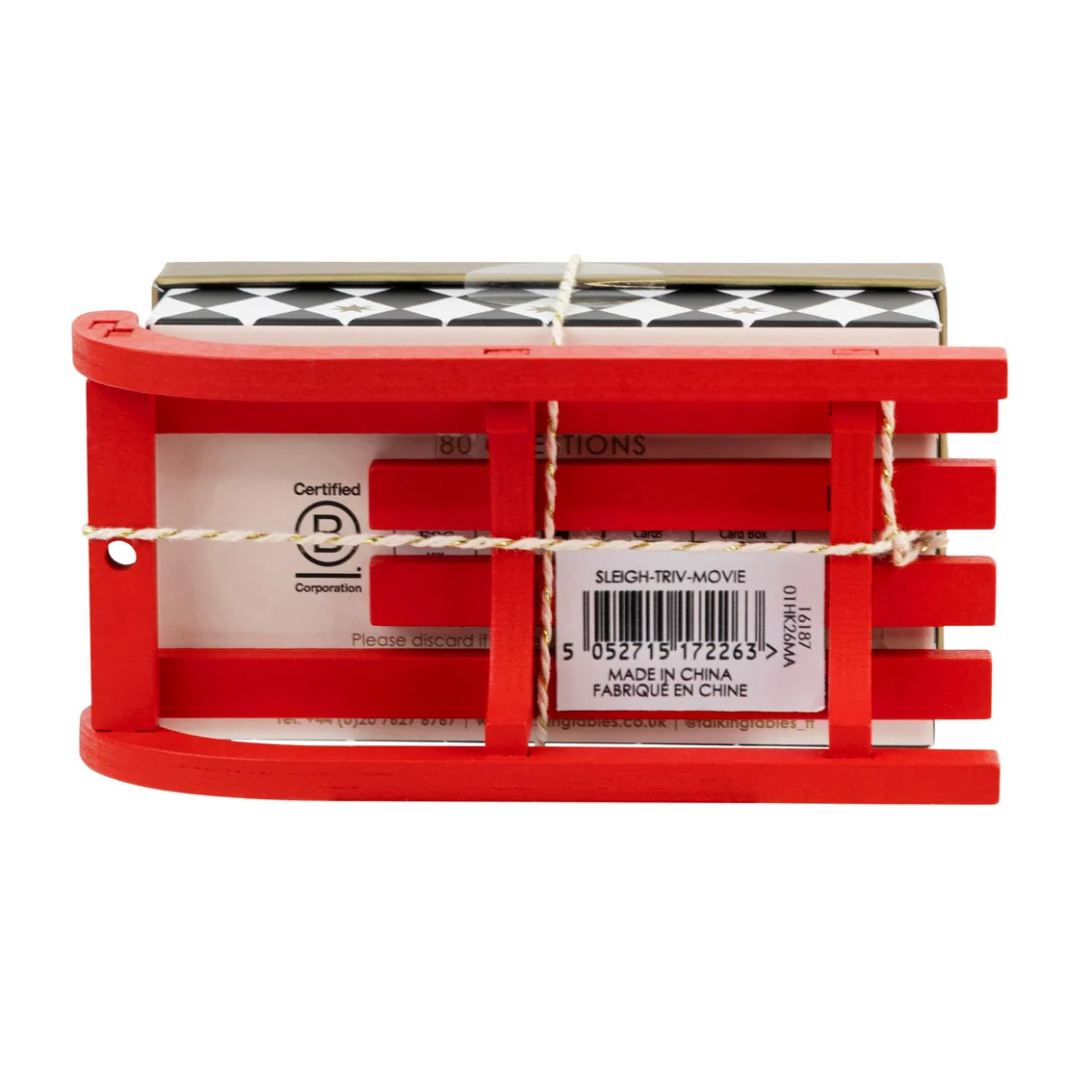 Movie Trivia Christmas Mini Sleigh - 6.5cm