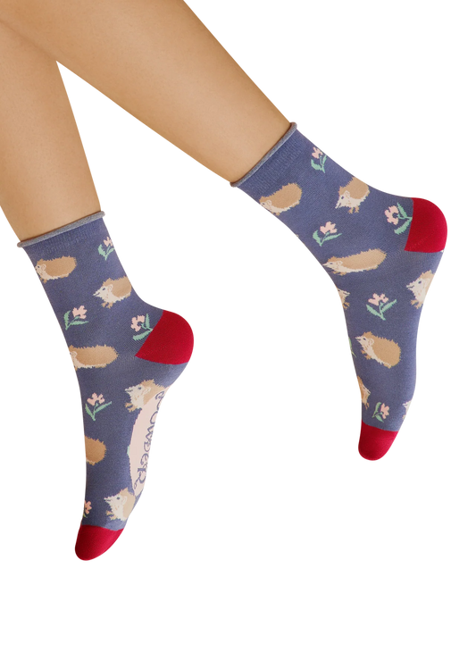 Power Women's Socks - Snuffling Hedgehogs