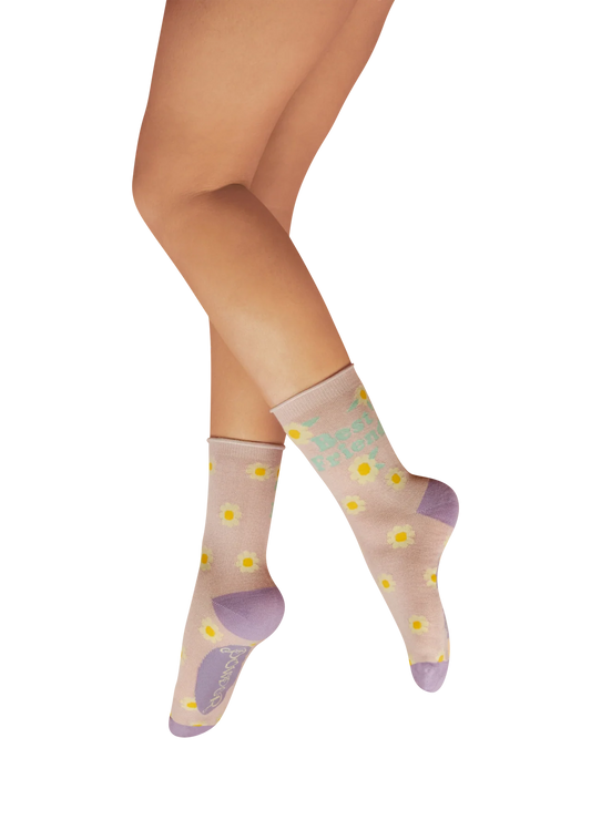 Powder Ladies' Ankle Socks - Daisy Besties