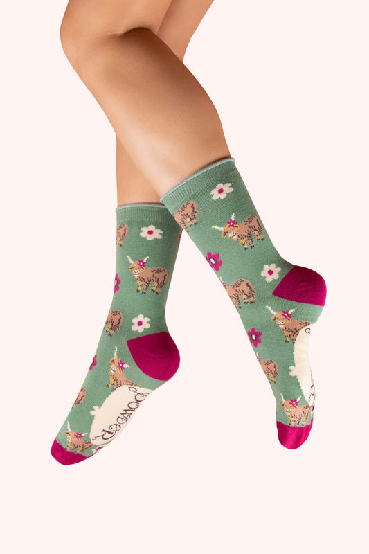 Power Women Socks - Highland Cows