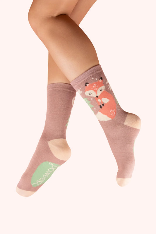 Power Women Socks - Scandi Fox