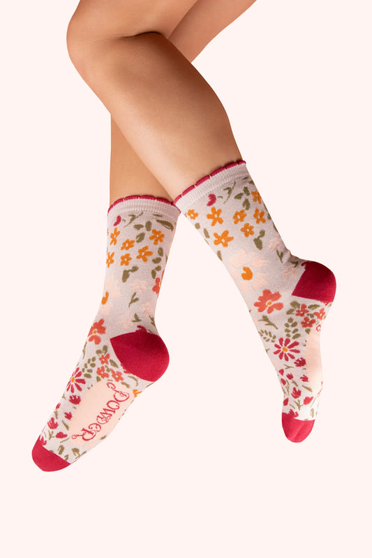 Power Women Socks - Flower